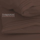 Set of 4 Piece Hotel Luxury Bed Sheet Set and 2 Hypoallergenic Bamboo Pillows
