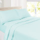 Set of 4 Piece Hotel Luxury Bed Sheet Set and 2 Hypoallergenic Bamboo Pillows