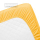 Set of 4 Piece Hotel Luxury Bed Sheet Set and 2 Hypoallergenic Bamboo Pillows