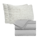 Set of 4 Piece Hotel Luxury Bed Sheet Set and 2 Hypoallergenic Bamboo Pillows