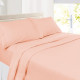 Set of 4 Piece Hotel Luxury Bed Sheet Set and 2 Hypoallergenic Bamboo Pillows