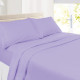 Set of 4 Piece Hotel Luxury Bed Sheet Set and 2 Hypoallergenic Bamboo Pillows