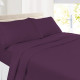 Set of 4 Piece Hotel Luxury Bed Sheet Set and 2 Hypoallergenic Bamboo Pillows
