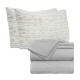 Set of 4 Piece Hotel Luxury Bed Sheet Set and 2 Hypoallergenic Bamboo Pillows