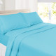 Set of 4 Piece Hotel Luxury Bed Sheet Set and 2 Hypoallergenic Bamboo Pillows