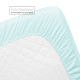 Set of 4 Piece Hotel Luxury Bed Sheet Set and 2 Hypoallergenic Bamboo Pillows
