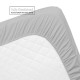 Set of 4 Piece Hotel Luxury Bed Sheet Set and 2 Hypoallergenic Bamboo Pillows