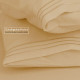 Set of 4 Piece Hotel Luxury Bed Sheet Set and 2 Hypoallergenic Bamboo Pillows