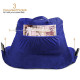 Soft Reading Pillow, TV & Bed Rest Pillow, Arms Support With Pockets -Royal Blue