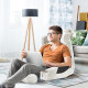 Large Soft Reading & TV Bed Rest Pillow +2 Neck & Lumbar Pillows, W/Pocket-White