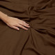 Duvet Cover Set Soft Brushed Comforter Cover W/Pillow Sham, Chocolate - Full