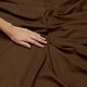 Duvet Cover Set Soft Brushed Comforter Cover W/Pillow Sham, Chocolate - Full