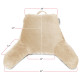 Soft Reading Pillow, TV & Bed Rest Pillow, Arms Support With Pockets - Beige