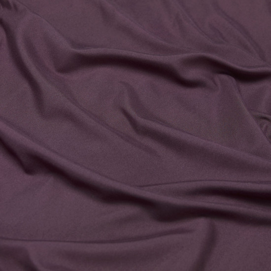 Duvet Cover Set Soft Brushed Comforter Cover W/Pillow Sham, Eggplant - Full