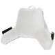 Super Foam Reading Pillow, TV & Bed Rest Pillow, Arms Support With Pockets White