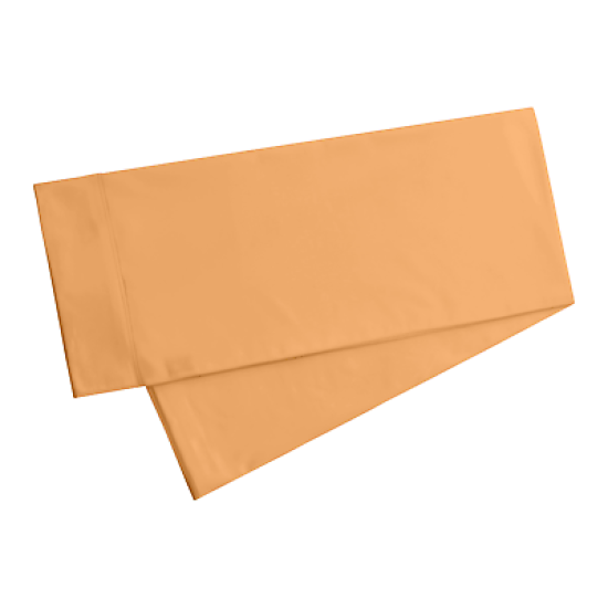 Body Pillowcase - 1 Microfiber Pillow Case -Body Pillow Size 20x54, Light Orange