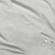 Duvet Cover Set Soft Brushed Comforter Cover W/Pillow Sham, Silver - King