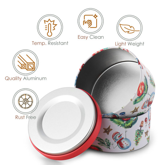 Candle Tins for Candle Making Metal Jars Storage Containers Lids and Stickers