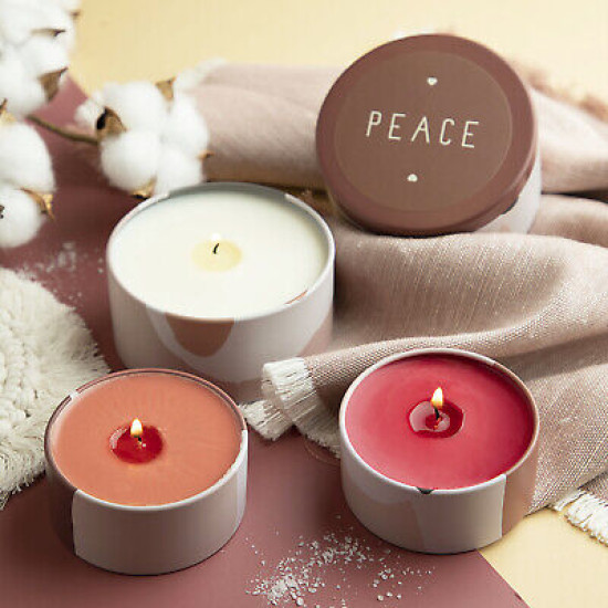 Candle Tins for Candle Making Metal Jars Storage Containers Lids and Stickers