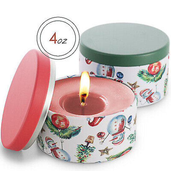 Candle Tins for Candle Making Metal Jars Storage Containers Lids and Stickers